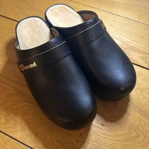 Gavavi black clogs holland 42